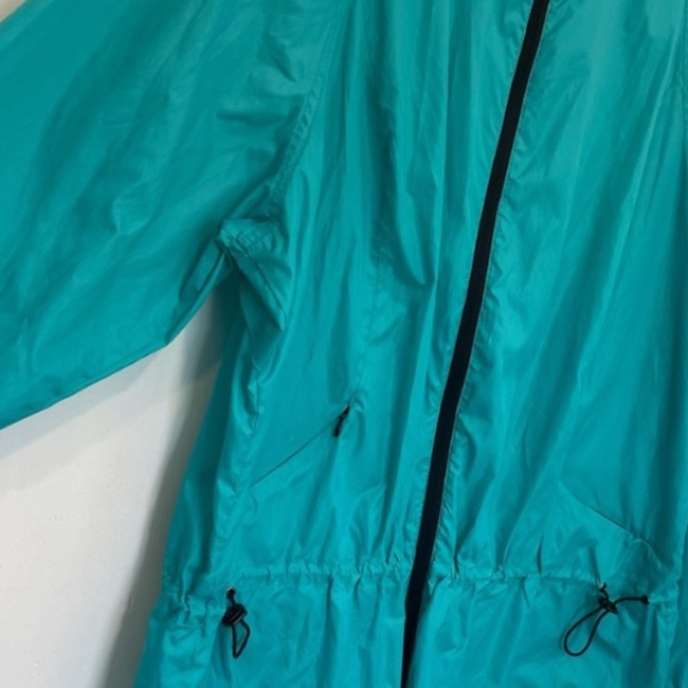 EXERTEK Windbreaker Rain Zip Front Jacket Green 3X - Picture 4 of 6